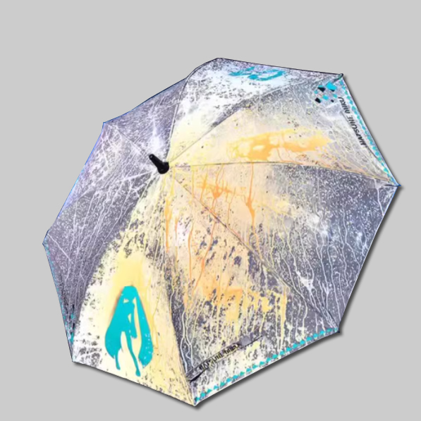 反光布镭射发光雨伞 反光布镭射发光雨伞