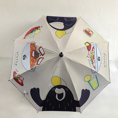 餐饮品牌茄子视频更懂你的APP雨伞定制案例