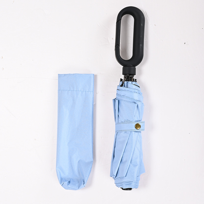 环扣伞柄雨伞三折叠手动开收 环扣伞柄雨伞三折叠手动开收